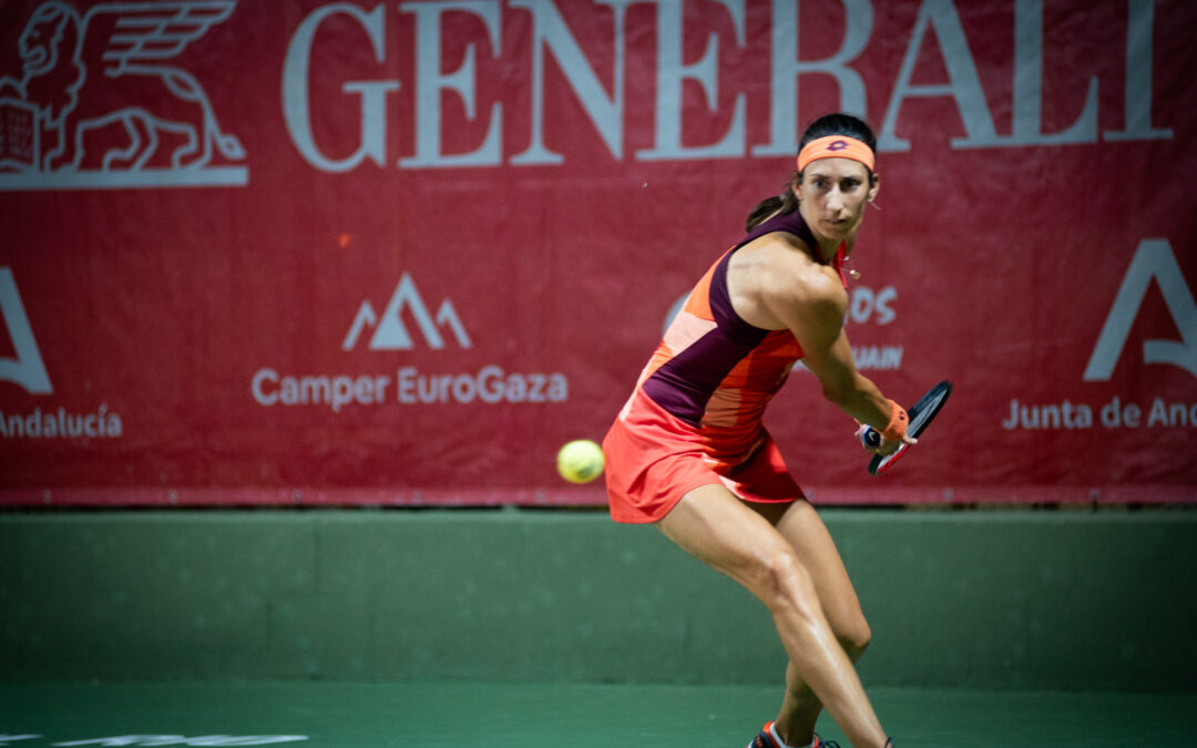 GEORGINA GARCÍA-PÉREZ DEFIENDE EL PABELLÓN NACIONALEN EL OPEN GENERALI CIUDAD DE PALMA DEL RÍO